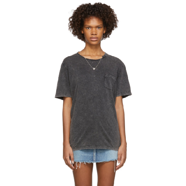 saint laurent destroyed t shirt