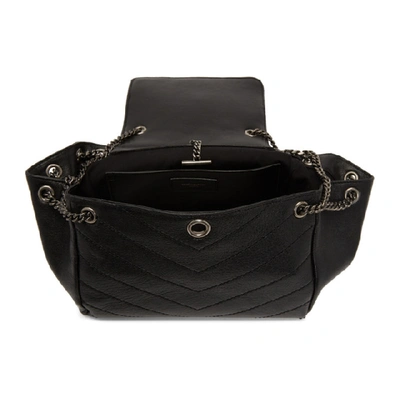 Shop Saint Laurent Black Small Nolita Pin Chain Bag In 1000 Black