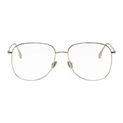 Shop Dior Silver Stellaire08 Optical Glasses In 0010 Pallad