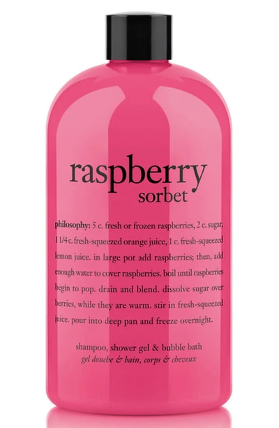Shop Philosophy Raspberry Sorbet Shampoo, Shower Gel & Bubble Bath