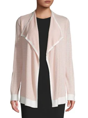 calvin klein white cardigan
