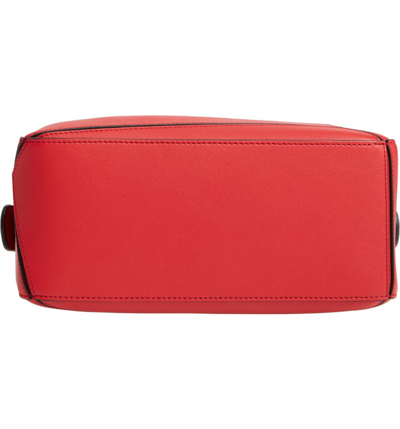 Shop Loewe Puzzle Small Shoulder Bag In Scarlet