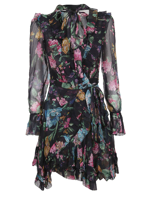 zimmermann ninety six wrap dress