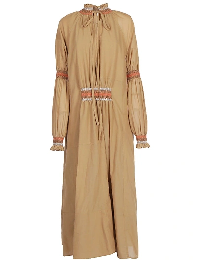 Shop Loewe Smock Dress In Basic