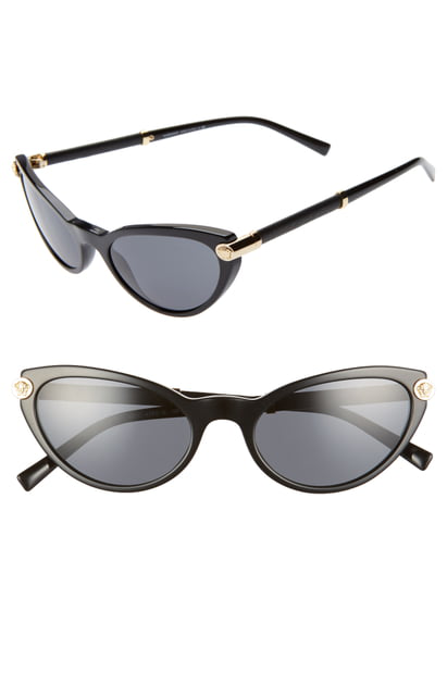 versace black cat eye sunglasses