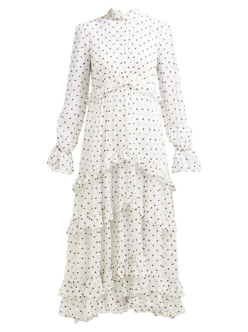 zimmermann white polka dot dress