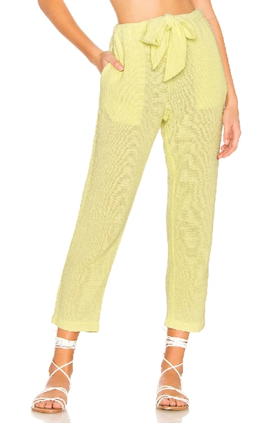 Shop Cali Dreaming Day Pant In Citrine