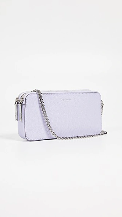 Shop Kate Spade Margaux Mini Crossbody In Frozen Lilac