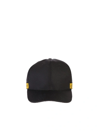 Shop Givenchy Branded Baseball Hat In Black