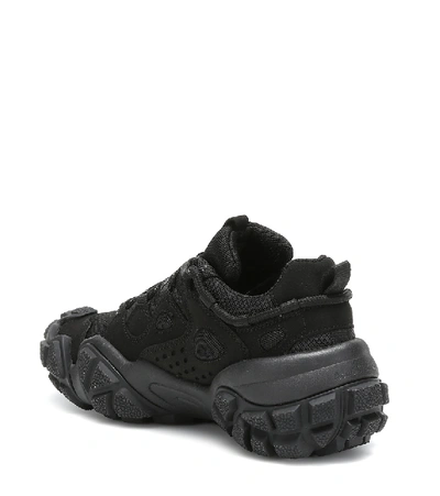 Shop Acne Studios Bolzter Sneakers In Black/black