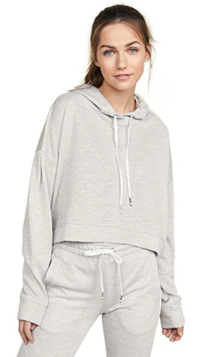 Shop Alala Volt Hoodie In Silver Melange