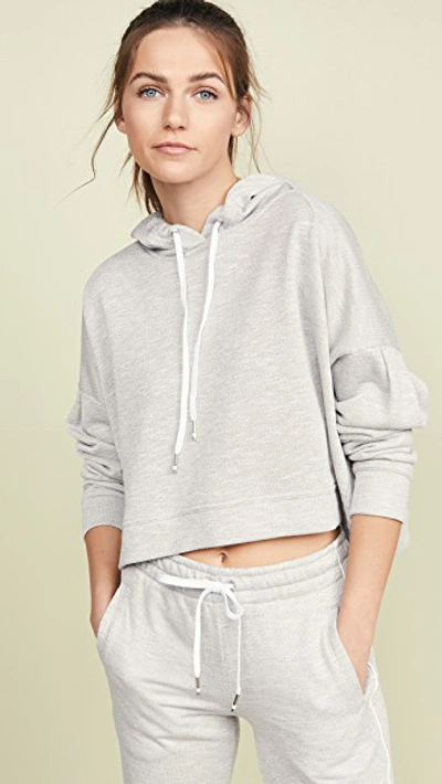 Shop Alala Volt Hoodie In Silver Melange