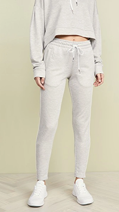 Shop Alala Volt Sweatpants In Silver Melange