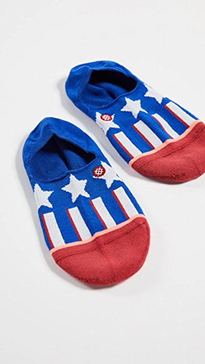 Shop Stance Patriotism Socks In Blue