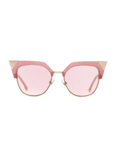 Shop Fendi Women's 54mm Metal Cat Eye Sunglasses In Pink