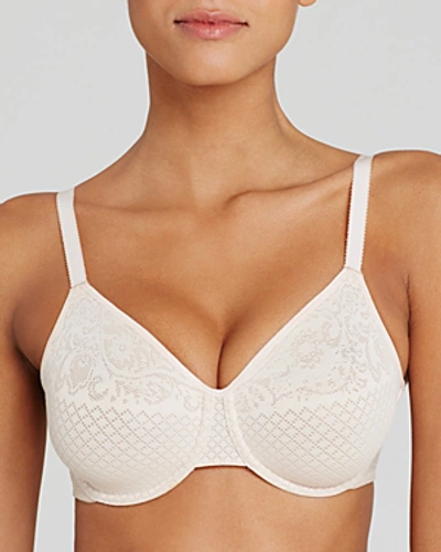 Shop Wacoal Visual Effects Unlined Underwire Minimizer Bra In Sand