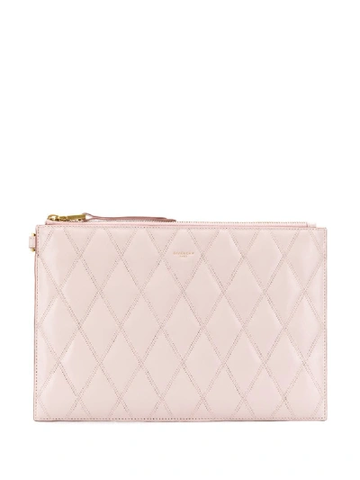 Shop Givenchy Quilted Clutch Bag - Pink