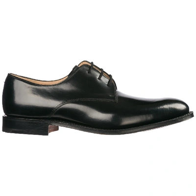 Shop Church's Men's Classic Leather Lace Up Laced Formal Shoes Oslo Derby In Black