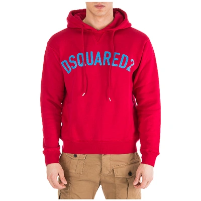 Shop Dsquared2 Men's Hoodie Sweatshirt Sweat In Red