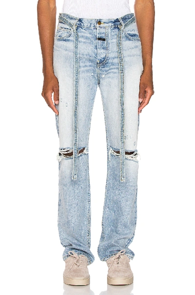 Shop Fear Of God Relaxed Denim Jean In Vintage Indigo