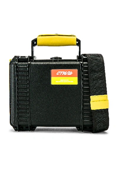 Shop Heron Preston Tool Bag In Black & Orange