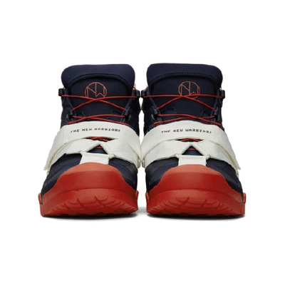 Shop Nike Navy And Red Undercover Edition Sfb Mountain Sneakers In 400 Obsidia