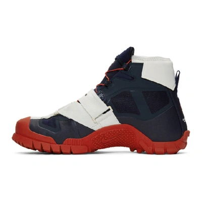 Shop Nike Navy And Red Undercover Edition Sfb Mountain Sneakers In 400 Obsidia