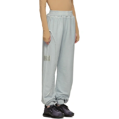 Shop A-cold-wall* Grey Restitch Lounge Pants In 337 Palegre