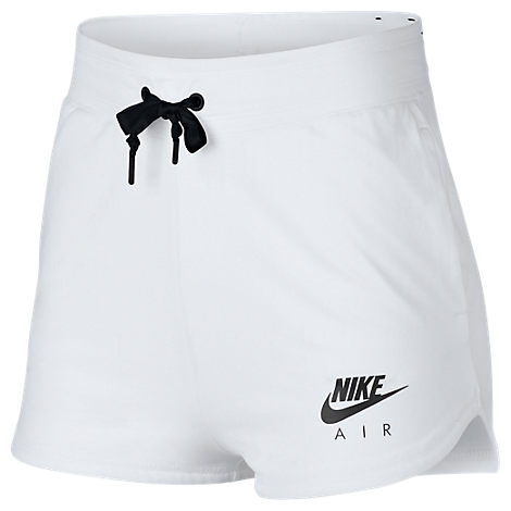 white cotton nike shorts