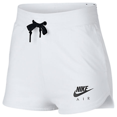 nike white cotton shorts