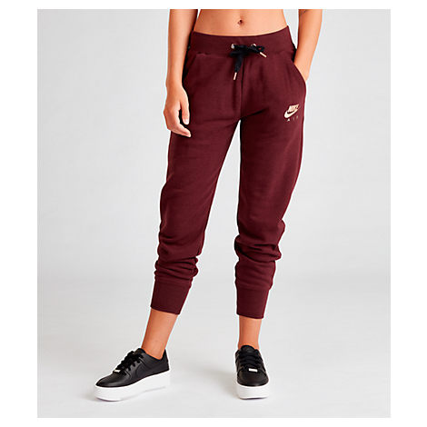 Nike Women's Sportswear Air Jogger Sweatpants, Red - Size Small | ModeSens