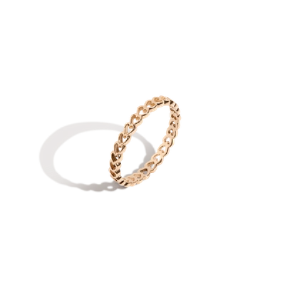 Shop Aurate Infinity Heart Ring In Gold