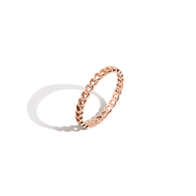 Shop Aurate Infinity Heart Ring In Gold