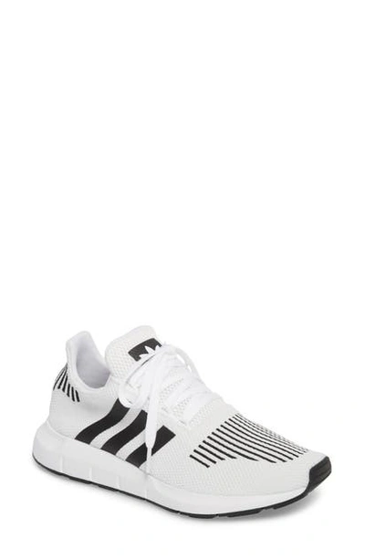 Shop Adidas Originals Swift Run Sneaker In White/ Core Black/ Grey