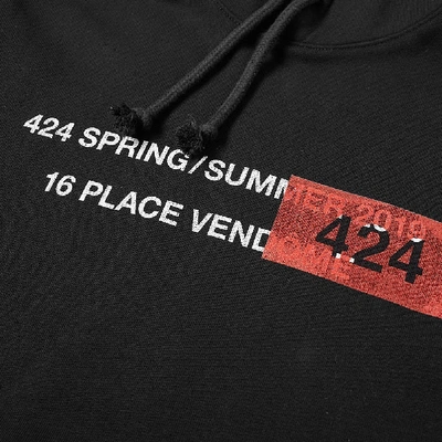 Shop 424 Ss19 Hoody In Black