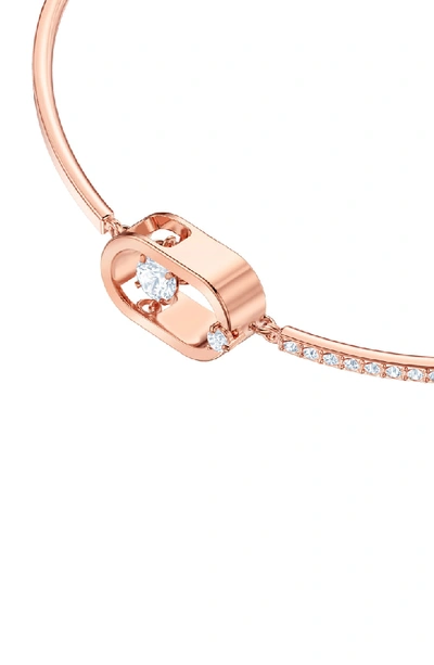 Swarovski North Crystal Dance Pave Bracelet In Rose Gold