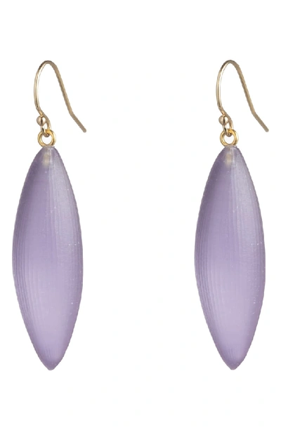 Shop Alexis Bittar Sliver Earrings In Mulberry