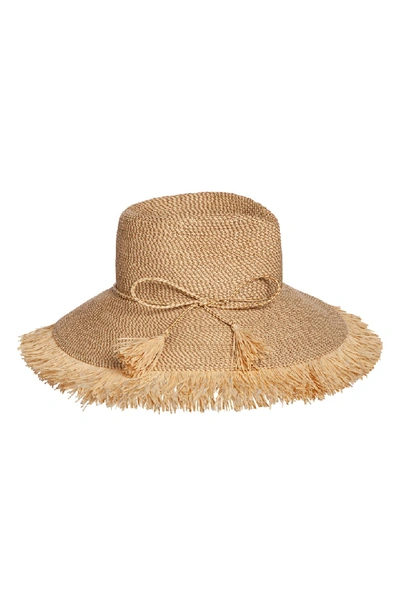 Shop Eric Javits Antigua Squishee Tropical Sun Hat In Peanut