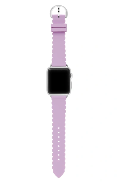 Shop Kate Spade Apple Watch Strap, 38mm In Lilac