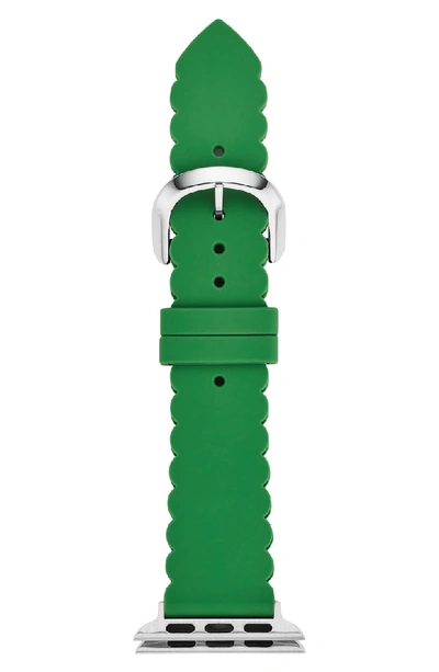 Shop Kate Spade Apple Watch Strap, 38mm In Green