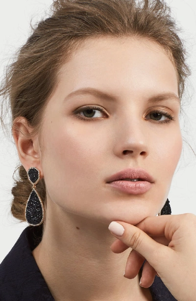 Shop Baublebar Moonlight Drop Earrings In Black