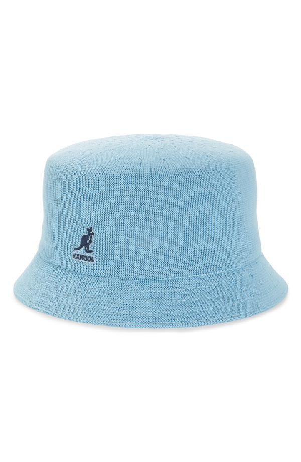 baby blue kangol bucket hat
