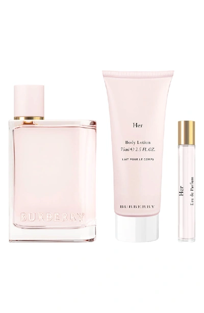 Burberry Her Eau De Parfum 3-pc Gift Set | ModeSens