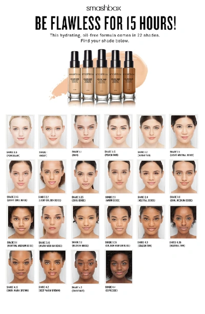 Shop Smashbox Studio Skin 15 Hour Wear Hydrating Foundation In 3.18 Medium-dark Neutral Olive