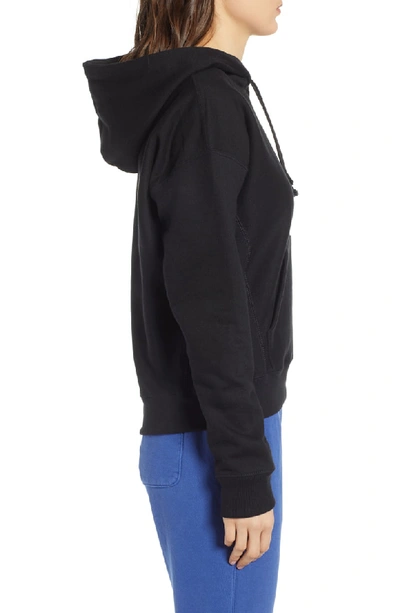 Shop Champion Reverse Weave Hoodie In Black