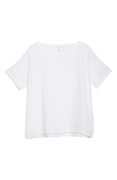 Shop Eileen Fisher Organic Linen Top In White