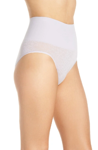 Shop Yummie Ultralight Seamless Shaping Briefs In Thistle W/ Jacquard
