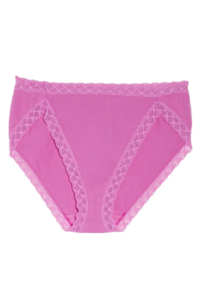 Shop Natori Bliss French Cut Briefs In Radiant Orchid