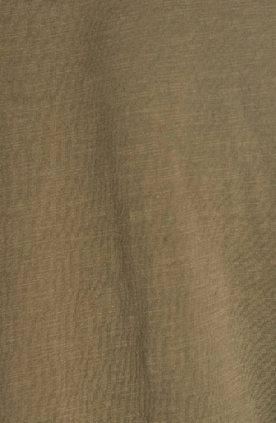 Shop Eileen Fisher Crewneck Tee In Olive