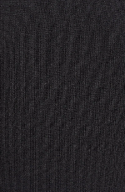 Shop Ted Baker Jacii Embellished Neck Fitted Tee In Black